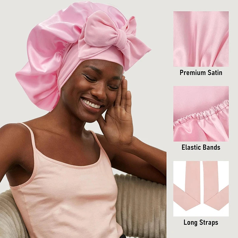 Satin Anti-Stain Sleep Bronnet